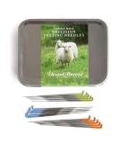 Precision Felting Needles for Wool, Essential Tools for Beginner to Expert, German Made, High Carbon Steel, Color Coded, Gauges 36 Star, 38 Star, and 40 Spiral, Metal Sharps Container for Safe Storage Full Set (5/ea size) + Tin - Buy Online on SooperMarket.com