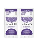 Schmidt's Aluminum Free Natural Deodorant for Women and Men Lavender and Sage with 24 Hour Odor Protection Vegan Cruelty Free 2.65 Oz Pack of 2 - Buy Online on SooperMarket.com