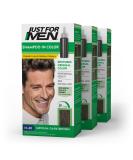 Just For Men Shampoo-In Color (Formerly Original Formula) Mens Hair Color with Keratin and Vitamin E for Stronger Hair - Medium-Dark Brown H-40 Pack of 3 Pack of 3 Med-Dark Brown H-40 - Buy Online on SooperMarket.com