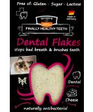 QCHEFS Dental Flakes Cats | Cats Dental Care Snack | Chews against Bad Breath & Gingivitis | Scaler | Dogs treat | Cheese - naturally antibacterial - Buy Online on SooperMarket.com