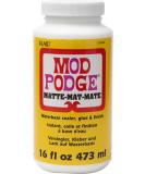 Mod Podge CS11302 Waterbase Sealer, Glue and Finish, 16 oz, Matte - Buy Online on SooperMarket.com
