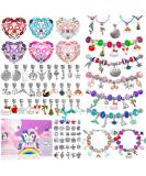 150 PCS Large Charm Bracelet Making Kit for Girls Ages 8-12 | Unicorn Mermaid DIY Jewelry Supplies | Arts and Crafts Gift Set for Teenage Girls - Buy Online on SooperMarket.com