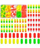 Pompano Rigs Foam Floats Kit for Surf Fishing - 80PCS Cylinder Float Bottom Rig Making Kit for Walleye, Trout, Catfish - Buy Online on SooperMarket.com