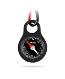 Troika compass guide - COS10/BK - key holder with compass and carabiner - black - PVC/acrylic/silicone - aluminum - The original - Buy Online on SooperMarket.com