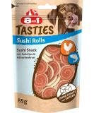 8in1 Tasties Sushi Rolls dog snack - gluten-free treats with cod & chicken breast 85 g - Buy Online on SooperMarket.com