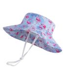 LANGZHEN Baby Girls Sun Protection Beach Hat with Chin Strap - Purple, 1-2 Years - Buy Online on SooperMarket.com