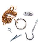 Tiki Toss Original Hook and Ring Game Essentials- Includes Hook Ring Mounting Screws and Thread - Buy Online on SooperMarket.com