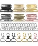 Swivel Clasp Hooks  Anezus 80Pcs Key Chain Clip Hooks  D Ring Clip Lanyard Hardware for Keychain Making  Lanyard Making  Purse Hardware  DIY Craft (3/4 Inside Width) Multicolors 3/4 inch - Buy Online on SooperMarket.com