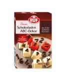 ABC Chocolate Decor - Gluten-Free & Vegan Cake Toppers | 6 Pack of Numbers & Letters for Cake Decoration - 48g - Buy Online on SooperMarket.com