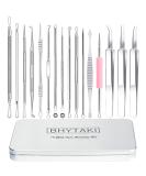 Blackhead Remover Tools, 2023 Latest 16 PCS Pimple Popper Tool Kit, Acne Blackhead Tools for Blemish, 410 Premium Professional Stainless Acne Pimple Extractor Tool with Metal Box - Buy Online on SooperMarket.com