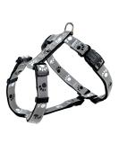 Buy Trixie Silver Reflective Dog Harness - Size S (40-65 cm) | Adjustable Elements for Small Dogs - Black/Silver Gray - Buy Online on SooperMarket.com