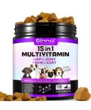 Dog Multivitamin Chewable Supplements 15 in 1. Hip Joint Skin Coat Skin Health Gut Health and Heart Health. Digestion & Immune System for All Ages All Breeds Dogs x150 Chews. Duck Flavor. - Buy Online on SooperMarket.com