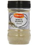 Schwartz Ground White Pepper Seasoning 425g - Sharp and Earthy Flavor for Soups and Casseroles - Buy Online on SooperMarket.com
