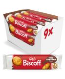 Lotus Biscoff Sandwich Biscuits with Milk Chocolate Cream - 15 Natural Ingredient Cookies - 9x150g Pack - No Dyes or Additives - Buy Online on SooperMarket.com