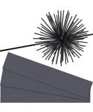 String Silencer Bow Whiskers Silencers for Recurve & Compound Bow (Pack of 4) - Buy Online on SooperMarket.com
