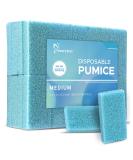 Maryton Disposable Foot Scrubber Pumice Pads, Pedicure Pumice Stone Dead Skin Callus Remover for Feet, 40Pcs (Blue Medium Coarse) - Buy Online on SooperMarket.com