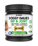 iKarmel Joint Supplements for Dogs | Hip and Joint Care | with Glucosamine Chondroitin and Green-Lipped Mussels | Puppy to Senior Dog Treats for Stiff Joints (180 Chews) - Buy Online on SooperMarket.com