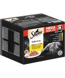 Sheba selection in sauce - the finest cat nacial feed in the bowl - poultry variation with poetde chicken poultry and turkey - 32 x 85g 2.72 kg (1 Pack) - Buy Online on SooperMarket.com