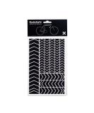 RydeSafe Reflective Decals Chevron Kit in Black - Stay Safe and Visible on the Road - Buy Online on SooperMarket.com