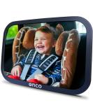 Onco Baby Rear View Car Mirror for Your Backseat 100% Shatterproof Essentials for Newborn - Drive Safe and Monitor Your Child - Winner of MadeForMums Awards Black - Buy Online on SooperMarket.com