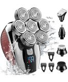 Homsor 7D Waterproof Head Shaver for Bald Men | Electric Shaver with Trimmer | Men's Grooming Kit - Buy Online on SooperMarket.com