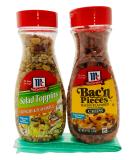 McCormick Crunchy Salad Toppings and Bacon Flavored Chips Bundle (one container of each kind with storage/leftover bag). Great for topping salads baked potatoes and more! - Buy Online on SooperMarket.com