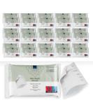 Abena Disposable Moist Wash Gloves - Soft Perfume-Free 30 Pack of 8 | Gentle Care Washcloths for Body - 23x15.5cm - Buy Online on SooperMarket.com