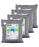 NIYIKOW Nature Fresh Bamboo Charcoal Air Purifying Bags (4 Pack x 200g), Charcoal Bags Odor Absorber, Moisture Absorber, Odor Eliminator for Home, Car, Closet, Pets, Basement - Buy Online on SooperMarket.com