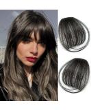 2PCS Curved Wispy Bangs Hair Clip Extensions - Natural Black - Buy Online on SooperMarket.com