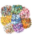 Knaid Butterfly Stickers Set (320 Pieces) Transparent Colorful Butterflies Resin Stickers Decals for Nature Scrapbook Supplies Junk Journal Bullet Journals Planners Laptops Paper Crafts - Buy Online on SooperMarket.com