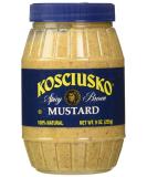 Kosciusko Spicy Brown Mustard, 9 oz 9 Ounce (Pack of 1) - Buy Online on SooperMarket.com