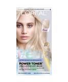 L'Oreal Paris Feria Long-Lasting Anti Brass Power Hair Toner, Ice Blonde, 1 Application Ice Blonde 1 Count (Pack of 1) - Buy Online on SooperMarket.com
