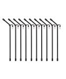 Zite Fishing Anti-Tangle Boom Sleeves Set - 10 PCS with Swivel Curved - Spacer Tubes for Feeder - Buy Online on SooperMarket.com