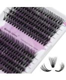 240PCS 16-20mm D Curl 3D Effect Individual Eyelash Extensions | DIY 3D/40D-0.07-D Clusters | RR-16-20mm - Buy Online on SooperMarket.com