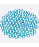576PCS Aquamarine Rhinestones & Nail Crystals - SS30 (6.4mm & 6.5mm) for Stunning Nail Art | International Shipping - Buy Online on SooperMarket.com