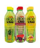 Iberia Aloe Vera Drink with Aloe Pulp and Chia Seeds 16.9 Ounce (Pack of 6) 2 X Watermelon & Acai, 2 x Mango, 2 x Pineapple Variety - Buy Online on SooperMarket.com