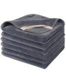 SINLAND Microfiber Facial Cloths Fast Drying Washcloth Absorbent Face Wash Cloth Soft Makeup Remover Cloths 12inch x 12inch 12inchx12 Inch 6pack Grey - Buy Online on SooperMarket.com
