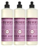 Mrs. Meyer's Peony Liquid Dish Soap 16 fl. oz - Pack of 3 | Biodegradable Formula - Buy Online on SooperMarket.com