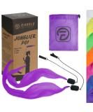 Diabolo leisure sport UV glow Poi in purple - Angel Wings Spinning Pois. Spiral Pois soft Pois for beginners and professionals 60cm - Buy Online on SooperMarket.com