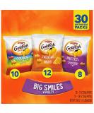 Pepperidge Farm Goldfish Crackers Big Smiles with Cheddar Colors and Pretzel Crackers Snack Packs 30 Count Variety Pack Box - Buy Online on SooperMarket.com