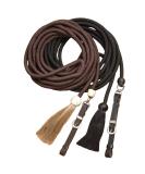 Tough 1 Royal King Braided Mecate Rope Lunge Line in Black - Durable and High-Quality - Buy Online on SooperMarket.com