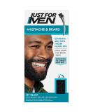 Just For Men Mustache & Beard, Beard Coloring for Gray Hair with Brush Included - Color: Jet Black, M-60, Pack of 1 1 Count (Pack of 1) Jet Black - Buy Online on SooperMarket.com