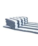 Arkwright Cabana Pool Beach Towel - Pack of 4, 100% Ring Spun Cotton, Large Quick Dry Towels for Hotel, Swim, Camp - Grey, 30 x 60 in - Buy Online on SooperMarket.com