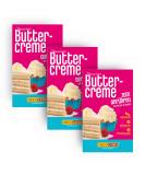 Decocino butter cream finished mixture (3x 250g) for painting filling and garnishing ideal for cupcakes cream and fondant cakes tastes 250 g (3-pack) - Buy Online on SooperMarket.com