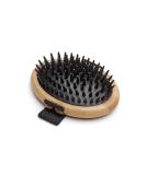 Mikki Bamboo Moulting Massage Palm Brush for Gentle Grooming | Handmade Sustainable Bamboo Brush for Dog Cat Puppy with Short Medium Coats - Buy Online on SooperMarket.com