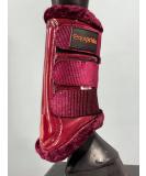 Equipride HORSE BRUSHING BOOTS SPARKLY GLITTER MATERIAL XL to Pony (Full (L) Burgundy) Full (L) Burgundy - Buy Online on SooperMarket.com