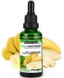 Alphapower Food Stevia Flavor Drops - Sugar-Free Banana Aroma 50ml | Natural Liquid Sugar Substitute for Smoothies Desserts & Muesli - Buy Online on SooperMarket.com