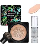 Mushroom Head Air Cushion CC Cream Foundation Natural Makeup Primer - Even Skin Tone & Lasting Coverage - Buy Online on SooperMarket.com