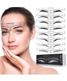 Skymore Eyebrow Ruler 100Pcs - Disposable Microblading Stencil & Shape Kit for Perfect Brows | 3-Minute Makeup Tool - Buy Online on SooperMarket.com