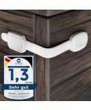 Hoffenbach Child Locking for Closets & Drawers - 8 Pack No-Drill Baby Safety Lock for Cabinets & Drawers - Secure Your Home Today! - Buy Online on SooperMarket.com